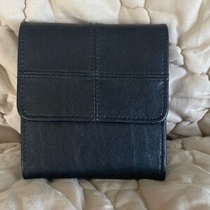 Black Leather Liz Claborne Wallet